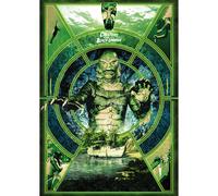 Universal Monsters Creature from the Black Lagoon Limited Edition Art Print in Green | Size: A3 Universal Monsters Green A3