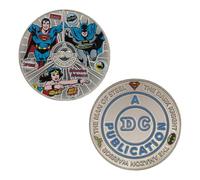 FaNaTtik DC Comics Legends Limited Edition Collector's Coin featuring Superman, Batman, and Wonder Woman