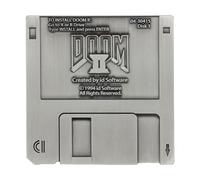 Doom II Floppy Disk Replica Antique Silver Edition