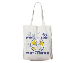 FaNaTtik Fallout Tote Bag - Official Merchandise Canvas Shopper with Vault-Tec Logo | Reusable Gaming Gift