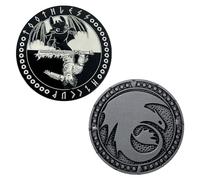 FaNaTtik How to Train Your Dragon Limited Edition Collectible Metal Medallion and Display Stand
