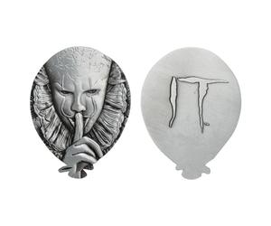 FaNaTtik IT Movie Pennywise Medallion - Officially Licensed Limited Edition, Individually Numbered, Display Stand Included