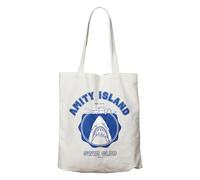 B&Q Tote Bag Jaws Amity Island by Fanattik White