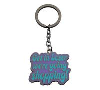 FaNaTtik Mean Girls We’re Going Shopping Keyring - Official Movie Merchandise, Fun Gift for Fans, Limited Edition Collectible