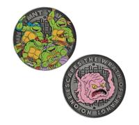 FaNaTtik Teenage Mutant Ninja Turtles - Krang Limited Edition Collectible Coin - Individually Numbered Double-Sided Enamel Display Piece