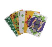 FaNaTtik Teenage Mutant Ninja Turtles Playing Cards Deck - 52 Cards + 2 Jokers, TMNT Custom Artwork, Standard Poker Size, Officially Licensed Cards for Fans & Game Night
