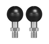FANAUE 2 Pack 1'' Ball Adapter with M10x1.25 Metric Thread Compatible with RAM Mounts B Size Double Socket Arm (M10)