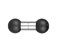 FANAUE Aluminum 17mm to 17mm Ball Head Adapter, Compatible with Garmin and Other GPS Devices with Connection