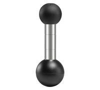FANAUE Aluminum 25mm Ball to 20 mm Ball Adapter for Industry Standard Dual Ball Socket mounting arms Compatible with RAM Mounts B Size 1 inch Ball and Other GPS Devices with 20 mm Balls