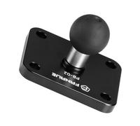 FANAUE Aluminum 4-Hole AMPS Base Mount with 20mm (0.787 inches) Mounting Ball for 20mm Ball Mount arm