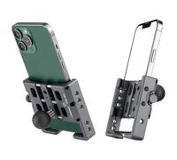 FANAUE Aluminum Phone Holder with 1" Ball Head Adapter Compatible with RAM mounts B Size Double Socket arm (CPC-07)