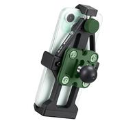 FANAUE CPC-05SA Anti-Vibration Motorcycle Phone Mount with 1 Inch Ball Head for RAM Mounts B Size Double Socket Arm and Bike Phone Holder for 5.5-7" Smartphone, Anti-loosening Knob Double Protection.