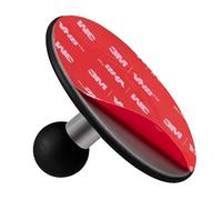 FANAUE Flex Adhesive Ball Base Compatible with Garmin GPS Bracket and 17mm Double Socket Arm, 17mm Ball Head Adapter for Motorcycle Bike Phone Holder, Suction Cup Base for Mounting on Car Dashboards.
