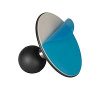 FANAUE Flex Adhesive Ball Base Compatible with Garmin GPS Bracket and 17mm Double Socket Arm, 17mm Ball Head Adapter for Motorcycle Bike Phone Holder, Suction Cup Base for Mounting on Car Dashboards.