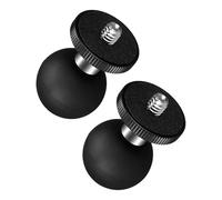FANAUE GB-02 Aluminum 1" Ball Adapter with 1/4"-20 Threaded Stud, Compatible with RAM Mount B Size Double Socket Arm for Insta 360 Panorama Series and Motorcycle Riding Photography Sports Camera
