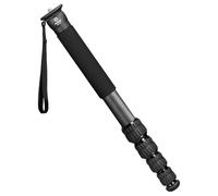 FANAUE MD-02 Camera Monopod for Canon Nikon Sony Mirrorless DSLR, Photography Monopod Load 7kg/15.43lb, Carbon Fiber Monopod 5-Section Lightweight Travel Monopods with 1/4" and 3/8" Threads