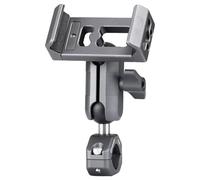 FANAUE Motorcycle Phone Holder with Vibration Dampener & High-Speed Secure Lock, Anti-Theft Motorcycle Phone Mount Handlebar Cellphone Holder for Bike Bicycle Scooter ATV Fit 5.4''-7.2'' Smartphones