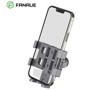 FANAUE Motorcycle Phone Mount with Vibration Dampener for ATV/ UTV Bike Scooter Aluminum Alloy Handlebar Cell Holder Motorbike CPC-09SA