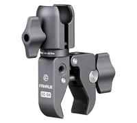 FANAUE Single Socket Arm with Handlebar Base Mount Strong Rod Clamp Compatible with RAM Mounts 1 Inch Ball Head and Bike Motorcycle Phone Holder, Can be Installed on 0.55-1.77" Diameter Rail Round Rod