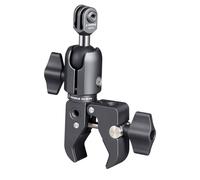 FANAUE Single Socket Arm with Handlebar Base Mount Strong Rod Clamp Compatible with RAM Mounts 1 Inch Ball Head and Bike Motorcycle Phone Holder, Can be Installed on 0.55-1.77"