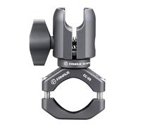 FANAUE Single Socket Arm with Handlebar Clamp Mount U-Bolt Base Compatible with RAM Mounts 1 Inch Ball Head and Bike Motorcycle Phone Holder, Can be Installed on 2.2-3.2 cm Diameter Rail Round Rod