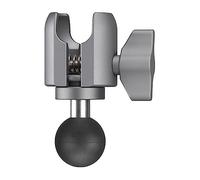 FANAUE Small Clamp Base with Ball is Made of Aluminum Alloy, Connects to All Brands of 1" Ball Adapter, Compatible with RAM Mounts B Size Double Socket Arm and Bicycle Motorcycle Phone Holder