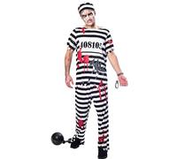 (PKT) (9902665) Adult Mens Zombie Convict Costume (Medium)