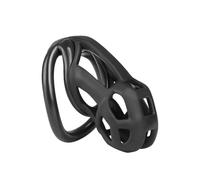 Fancalen New 2025 Cobra II Chastity Cage Adult Sex Toys New Upgraded Embedded Small Lock Core Chastity Bondage Chastity Device Men's Revolution Chastity Lock with 4 Rings