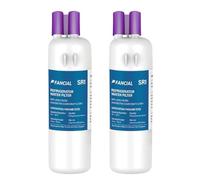Fancial NSF Certified Refrigerator Water Filter 1 Replacement,EDR1RXD1, Compatible with Whirlpool, Maytag, KitchenAid - Reduces 99% Contaminants, 6-Month Long Life,two-pack