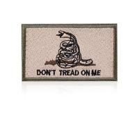 FANCIBAND Don't Tread On Me Hook & Loop Patch - 3inches Embroidered Patches Gadsden Flag Tactical Military Patches for Backpacks, Vest, Dog Harness, Helmets, Clothing, Jackets, Hats, Backpacks
