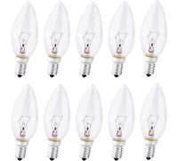 FanciBuy E14 Light Bulbs Screw in, Dimmable Candle Bulbs 4̣0̣Ẉ