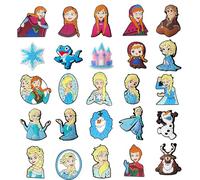 Fancico Fro_zen Shoe Charms 26pcs Different Decoration for Teens Adults Clog Accessories Party Favor