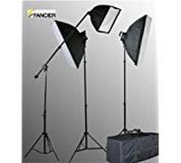 Fancierstudio 2800 Watt Lighting Kit With Boom Arm Hairlight Softbox Lighting Kit By Fancierstudio 9026S4