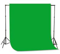 Fancierstudio Chromakey Green Background Stand Backdrop Support System Kit With 6ft x 9ft Chromakey Green Muslin Backdrop By Fancierstudio H804 6x9G