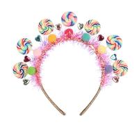 Fanciful Candy Molded Hairband For Children Thin Oven Bake Clay Constructed Not Slip Hair Decoration