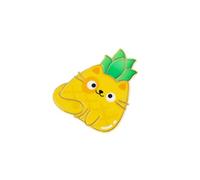 Fanciful Fruit Puss Brooch Cartoon Animal Plan Mixture Pin Secure Ending for Backpacks Jackets Headpieces Elegant Decoration Lovely Puss Coating Brooch