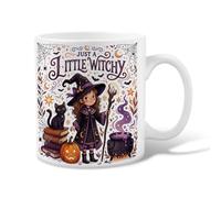 Fanciful Little Witchy Quote Witch Halloween Ceramic Coffee Mug 11oz