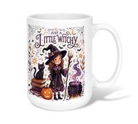 Fanciful Little Witchy Quote Witch Halloween Ceramic Coffee Mug 15oz
