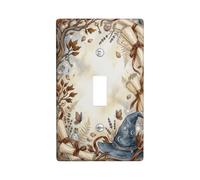 Fanciful Witchy Fantasy Theme Witch Hat Toggle Switch Plate