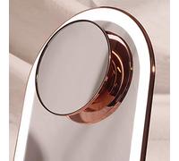 Fancii Lara Detachable 10X Magnifying Mirror, Magnetic Attachment - Compatible Vera Vanity Mirrors (not included) (Rose Gold)