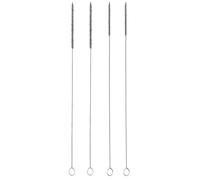 fancility 4 x XXL Cleaning Brushes 32 cm Long, 3 mm and 7 mm Diameter for Milk Hoses of Fully Automatic Coffee Machines such as Miele Jura Siemens Krups Saeco Melitta Bosch Nivona Coffee Spout and