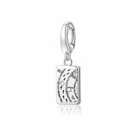 FANCIME Harry Potter x Collaboration - Marauder's Map Charm, Sterling Silver Charms Necklace Jewellery Gift for Women Girls