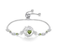 FANCIME Tree of Life August Birthstone Peridot Bracelet for Women