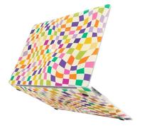 Fancity Compatible with MacBook Air 13.6 inch Case 2022 2024 2025 Release M4 A3240 M3 A3113 M2 A2681 with Touch ID, Double-Sided Printing Rubberized Plastic Hard Shell Case & Keyboard Cover, Colorful