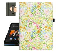 Fancity for All-New Amazon Kindle Fire Max 11 Case (13th Generation, 2023 Release) 11" - Slim Folding Folio Cover with Stand, Auto Wake/Sleep & Hand Strap Fire 11 Max Case, Fresh Garden