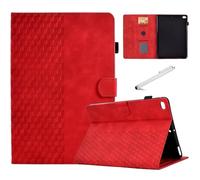 Fancity for iPad Mini 5 Case Mini 4 Mini 3 2 Cover, Smart Wake Sleep Flip Stand Case Soft Suede TPU Protective Case with Card Slot Pencil Holder for iPad Mini 1 2 3 4 5 - Red