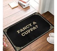 Fancy A Cuppa? Bath Mat Of Front Door Outdoor Fall Art Deco