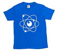 Fancy A Snuggle Atom Atomic Symbol Chemistry Cool Geek Nerd Kids Boy Girl Cotton Short Sleeve T-Shirt - Sizes 1 Year Old - 14 Year Old