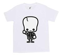Fancy A Snuggle Baby Skeleton All Bones Waving & Greeting Kids Boys/Girls T-Shirt White 12-14 Year Old