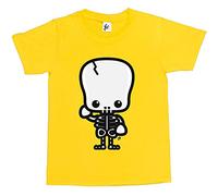 Fancy A Snuggle Baby Skeleton All Bones Waving & Greeting Kids Boys/Girls T-Shirt Yellow 9-11 Year Old